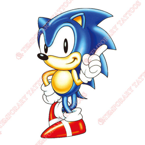 Sonic the Hedgehog Customize Temporary Tattoos Stickers NO.5323
